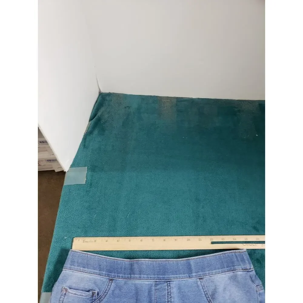 Justice Jeans Size 18 Girls Youth Blue Pants Stretch Pull On Mid Rise Legging